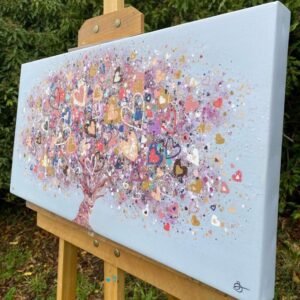 'The Day We Met' Limited Edition Canvas Print - Hand Embellished - Image 2