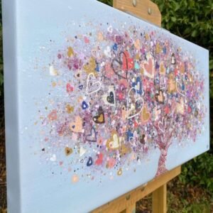 'The Day We Met' Limited Edition Canvas Print - Hand Embellished - Image 4