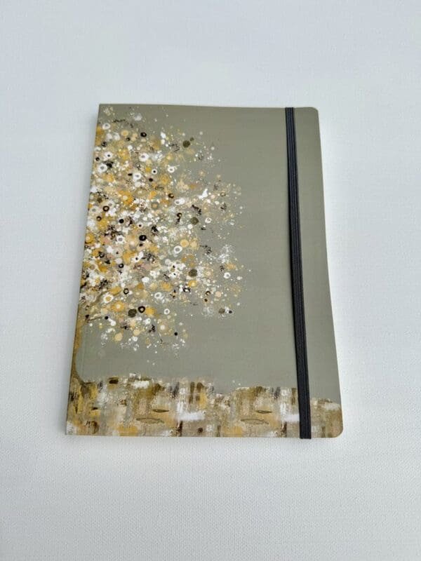 Golden Glow notebook by Sara Otter, Little Dot Art